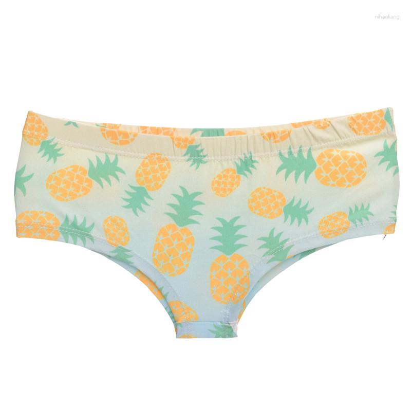 

Women's Panties DeanFire 3D Underwear Lovely Pineapple Here Funny Print Kawaii Women Push Up Briefs Lingerie Thong For Female, 35003