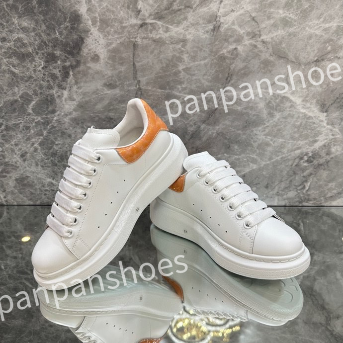 

2023 new Luxurys Designer Sneakers Casual shoes Leather Lace Up Men Fashion Platform White Black mens womens Espadrilles Sports Trainer, 11