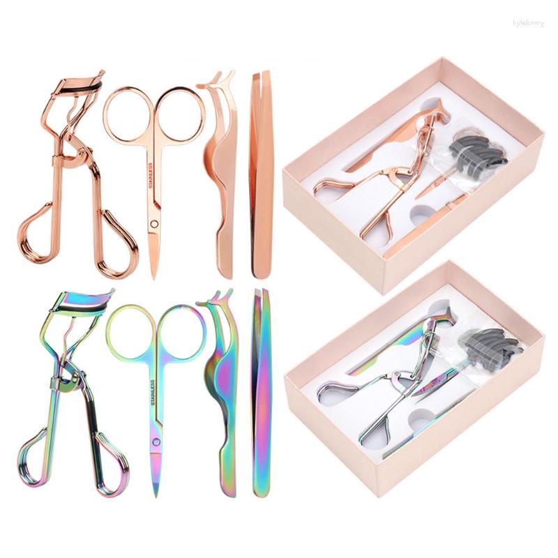 

Makeup Brushes Home Eyelash Curler Handle Essential Cosmetic Tools Set For Ladies Gifts E1YF