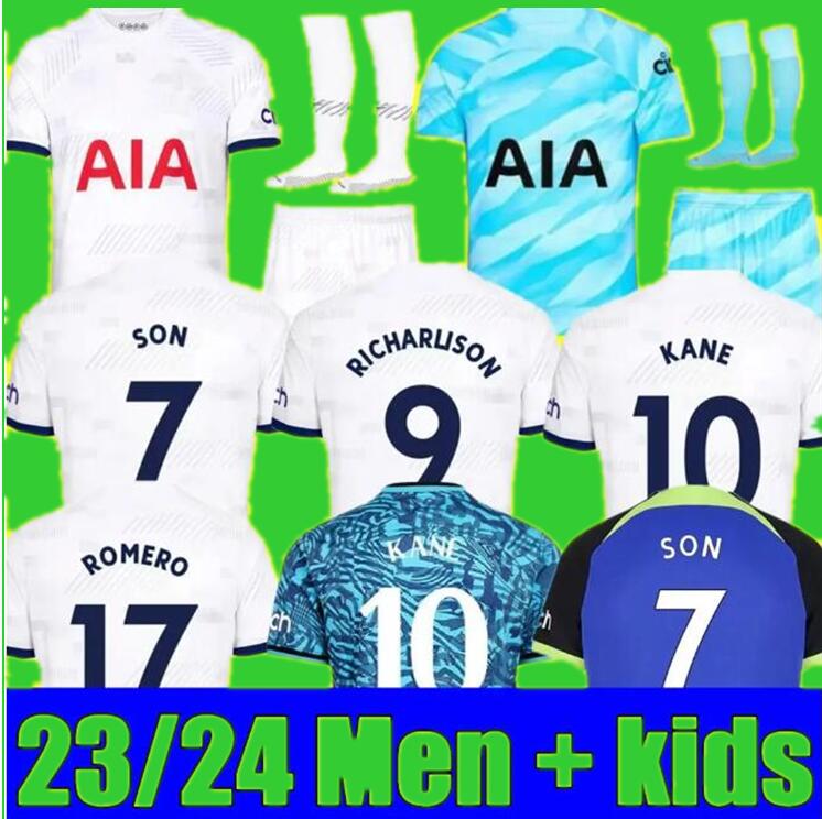 

tottenham 22 23 24 KANE SON KULUSEVSKI PERISIC Soccer Jerseys HOJBJERG colorful RICHARLISONLUCAS SPENCE LENGLET Football shirt BRYAN DANJUMA Men kids