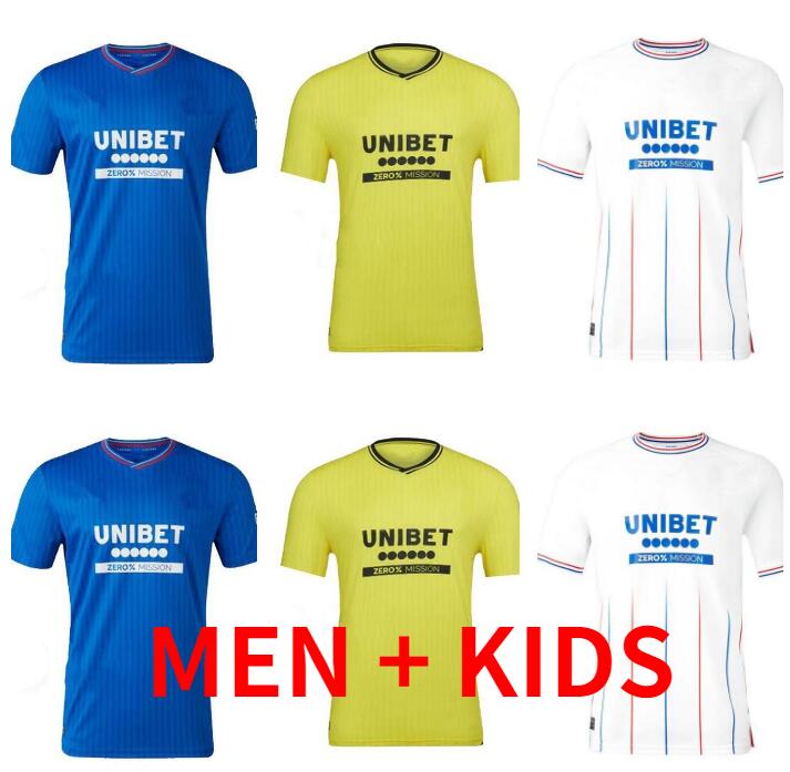 

2023 2024 Rangers fc Soccer Jerseys Glasgow Legends 22 23 24 DEFOE HAGI BARKER KENT TAVERNIER Football Shirts jersey