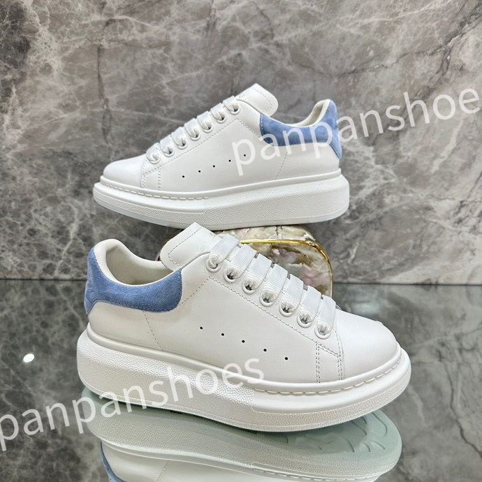 

Top Hot Designer sneaker shoes women Casual shoes mens leather white platforms with black outdoor sneakers size 35-46, 02