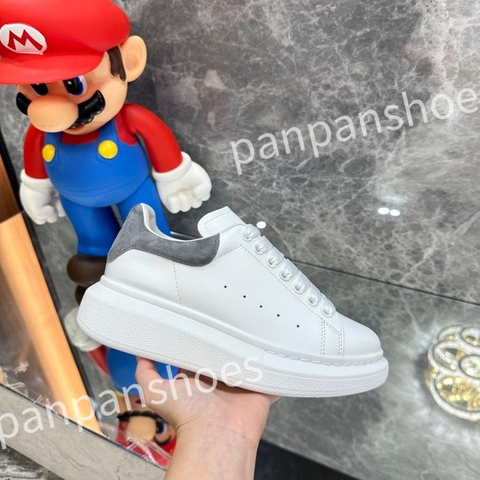 

New Designer sneaker shoes women Casual shoes mens leather white platforms with black outdoor sneakers size 35-46, 01