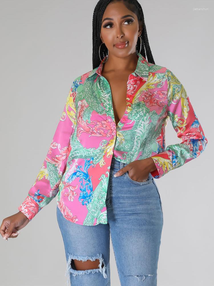 

Women' Blouses Sexy And Fashionable Printed Multi-color Women' Shirt, 11878