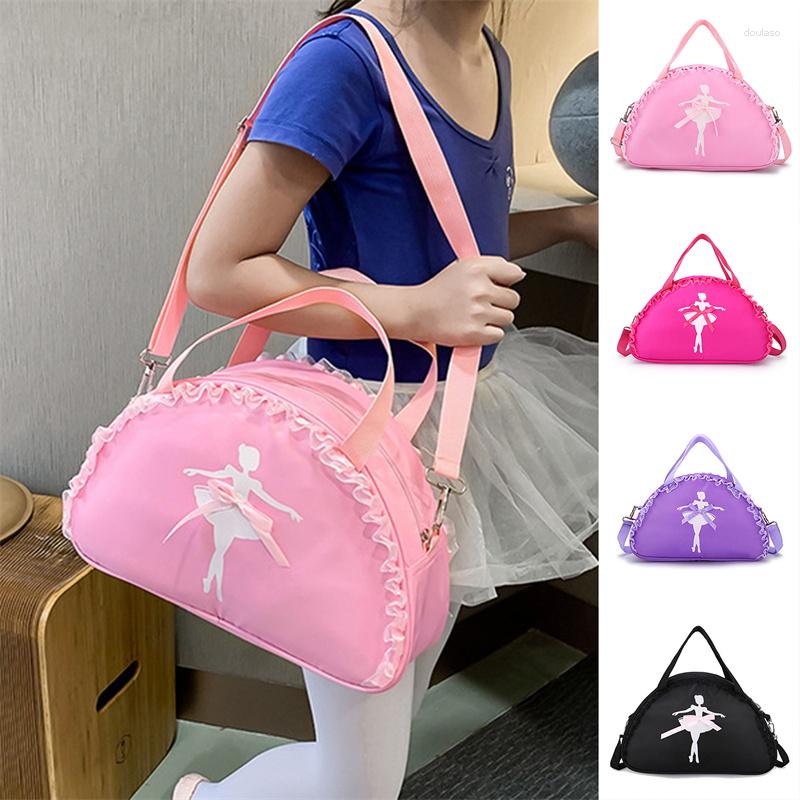 

Stage Wear Ballet Dance Bags Lace Handbag Waterproof Princess Bag Women Girls Lovely Backpack, Pink