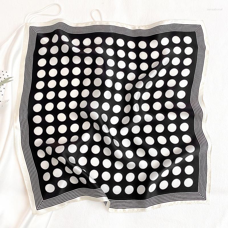 

Scarves Real Silk Square Women Bandana Foulard Hair Bag Tie Soft Neckerchief Fashion Scarf Shawls Wraps Ladies Female Hijab