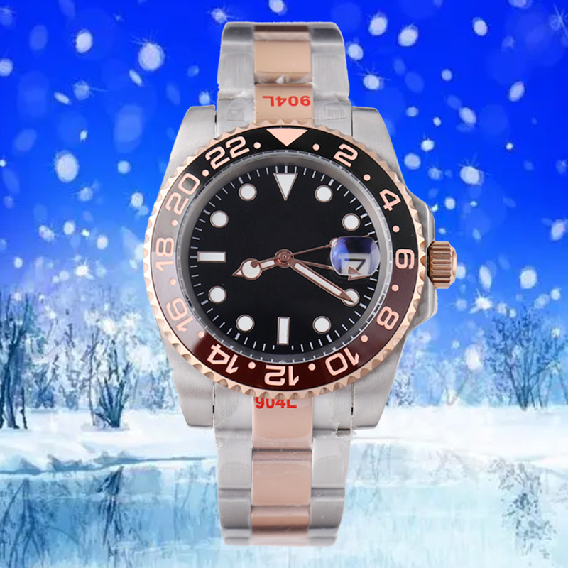

aaa watch automatic gold watchs man moissanite watch Watches 40MM 904L Stainless Steel Folding buckle Sapphire Waterproof Business Mechanical rlx Wristwatches, S19