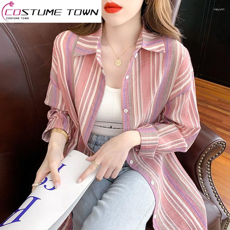 

Women's Blouses Spring/Summer Temperament Coat Shirt Thin Layer Cardigan Top Women's 2023 Summer, Red short