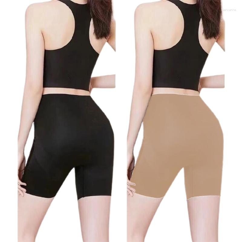 

Women' Panties 95AB Slip Shorts For Womens Short Leggings Under Dresses Tight Summer Seamless Safety Boxers, Black
