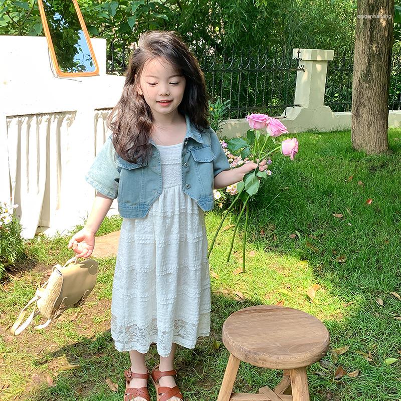 

Girl Dresses Summer Girls Fashion Lace Slip Sleeveless Princess Dress, Slip dress