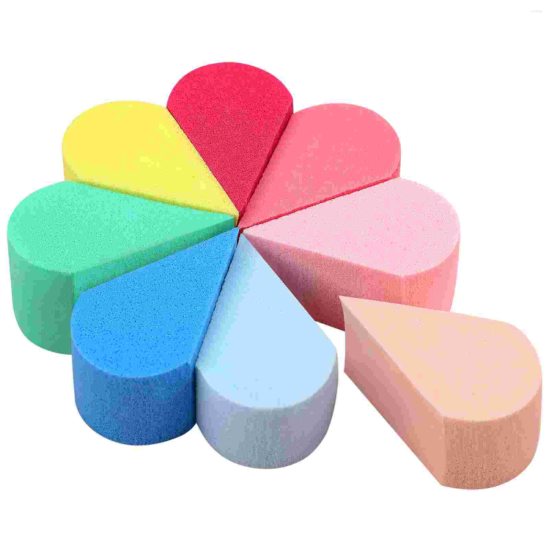 

Makeup Sponges 8 Pcs Puffs Tool Blender Set Sponge Bag Applicator Tools Women Miss Foundation