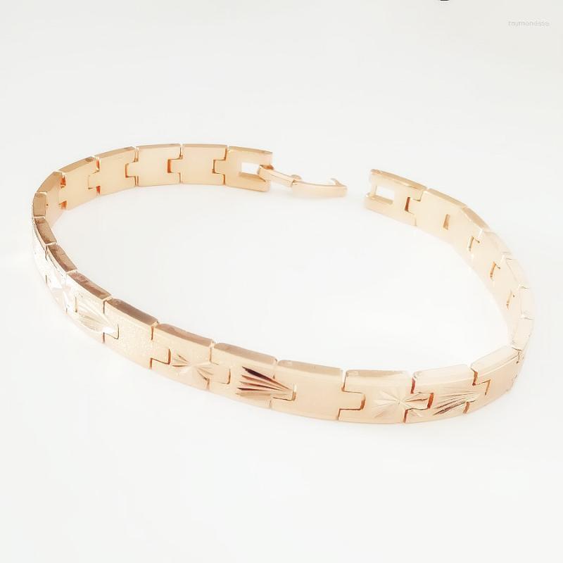 

Link Bracelets Chain Men Bracelet Luxury Jewelry Fashion 19CM Long 6MM Wide Hand Catenary For WomenLink Raym22