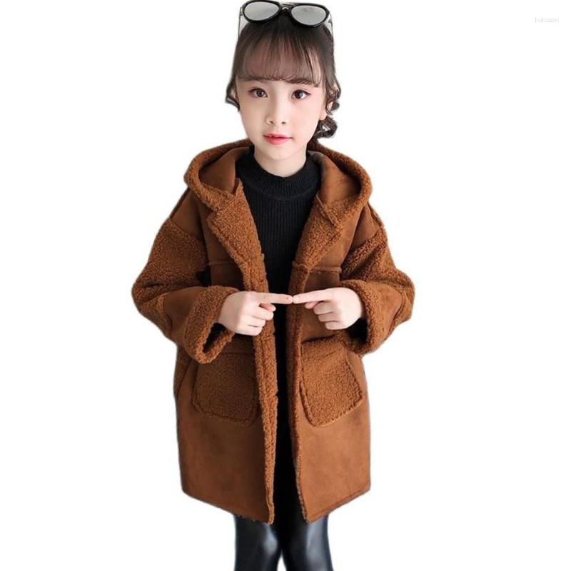 

Jackets Girls Long Jacket Hoodies Solid Color Girl Coats Kids Casual Style Children Spring Autumn Clothes 6 8 10 12 14, 0288113