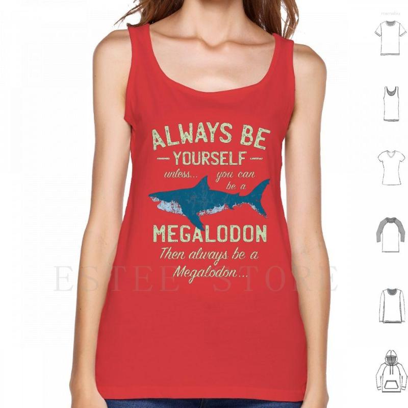 

Men' Tank Tops Megalodon-Always Be Meg! Vest Megalodon Always Yourself A Fun Cute Kids Childrens Unless You, M-tank-deep heather
