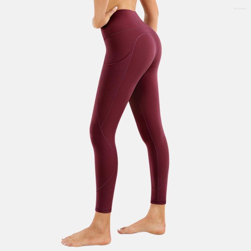 

Active Pants Woman Trousers For Yoga Solid Fitness Legging Sport Hip-lifting Long Slim Running Sportswear High Waist Stretch Gym Tights, Black