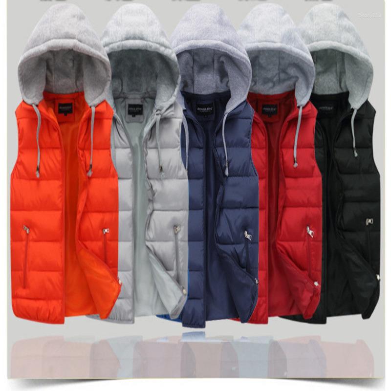 

Men's Vests Men's Loose Casual Color Patchwork Vest Sports Coat, Black