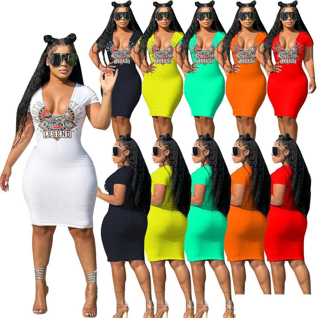 

Two Piece Dress Designer Print Hip Skirt Summer 2023 Womens Fashion Casual Sexy Large Vneck Drop Delivery Apparel Clothing Sets Dhxqm, Orange7