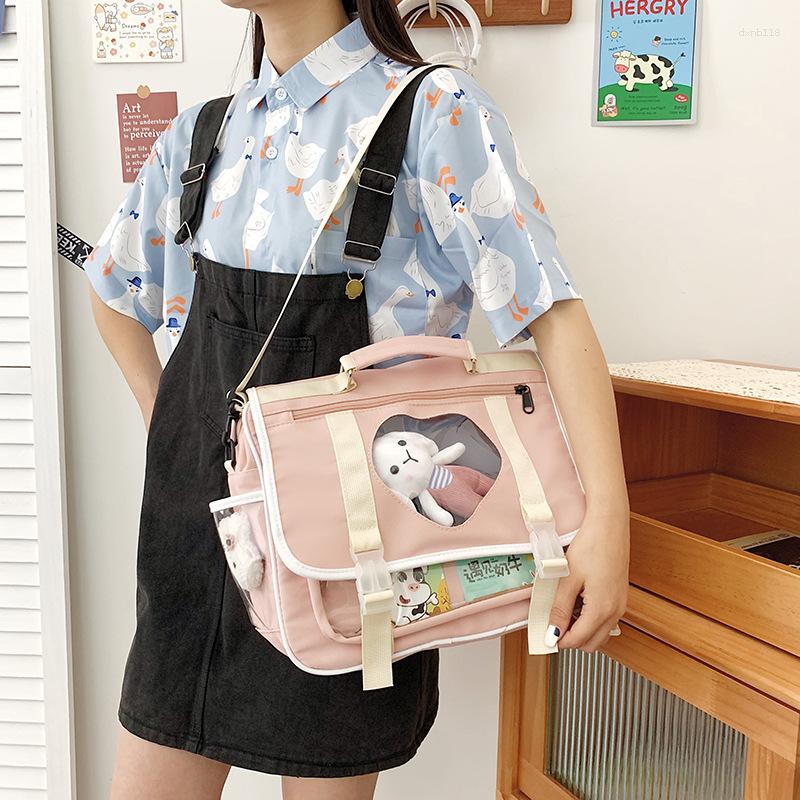 

Evening Bags Multi Function Backpack Female 2023 Mori Department One Shoulder Bag Cross-body Ins Itabag College School Pain IB090, Black
