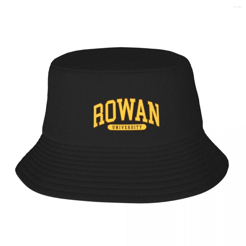 

Berets Rowan - College Font Curved Bucket Hat Custom Hats Horse In The Caps For Men Women's, Black