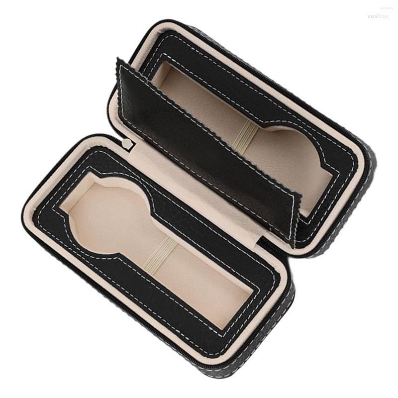 

Watch Boxes Travel Organizer Pouch For Wristwatches PU Leather Bracelets Display