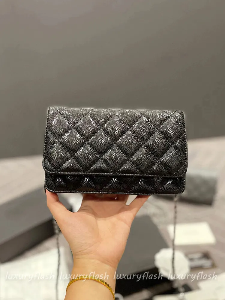 

Fashion Women Crossbody Bags Shoulder Flap Black Purses Classic Ladies Designer Luxury Ladies Messenger Bag Woc, Black sheepskin