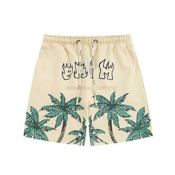 

2023 Designer Palm Men's Shorts Wide Leg Print Cotton Jersey Shorts With All-over Print Drawstring at the Waist Casual Summer Beach designer mens swim shorts 150TUE, 02