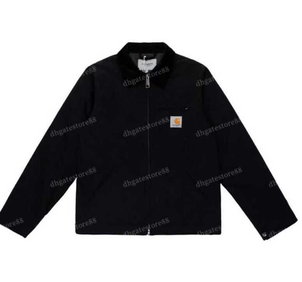 

Carhart Designer Mens Jackets wip thick Detroit American work clothes cotton jacket men women couple Coat156, Black