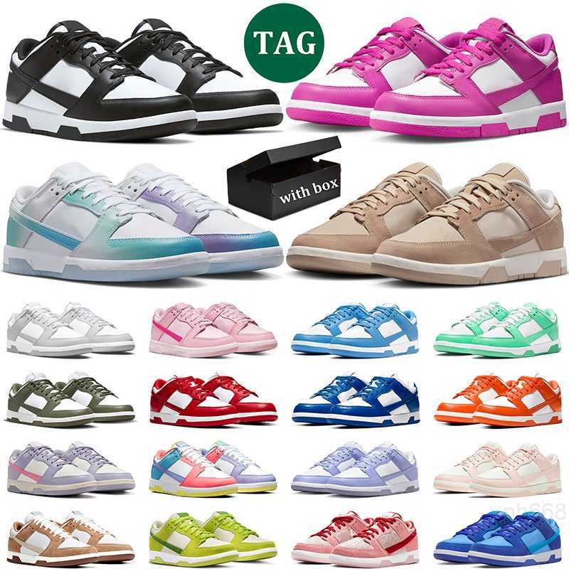 

with box men women Panda lows designer shoes Triple Pink Active Fuchsia sneakers White Black Green Apple UNC low Grey Fog Syracuse Photon Dust GAI mens trainer, 17