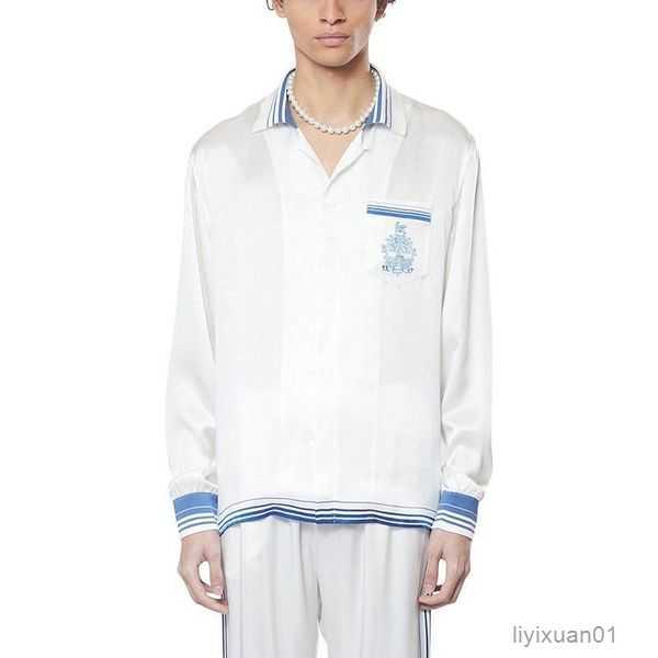 

Casablanc Designer Men t Shirt Set Masao San Print Mens Casual and Short Womens Loose Silk High Quality Tees Free Transportation Tshirt 14 JRVI, 13