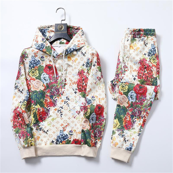 

Fashion Men Women Summer Sportswear Casual classic letter print men's long sleeve trousers Men's top Boys T-shirt Color clothing -3XLQ16