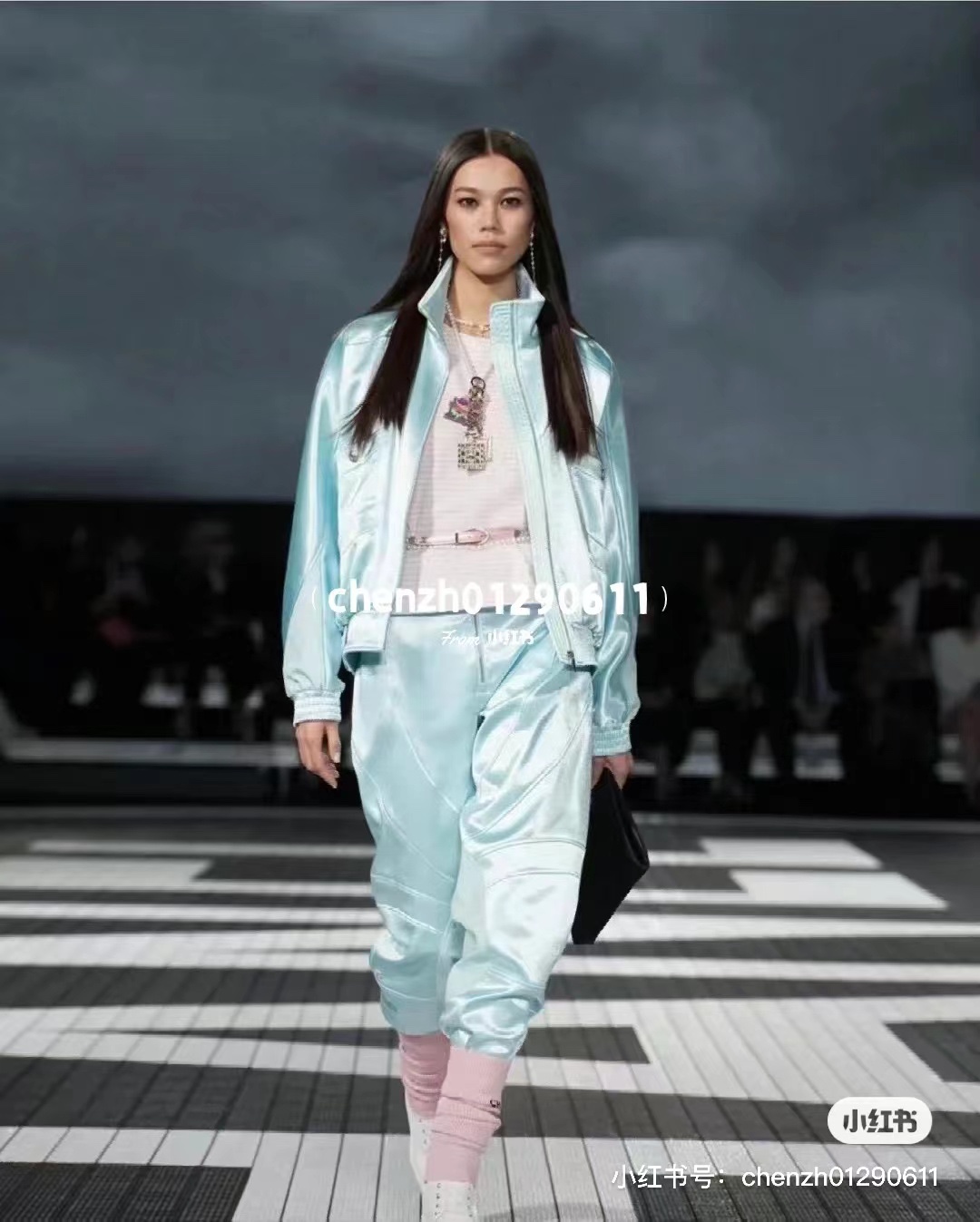 

Chan2023 two piece set Women' Two Piece Sets OOTD designer fashion Sports leisure suit CCCC Camellia pattern jacket Coats Casual trousers Mother' Day birthday gift, Trousers-logo chan