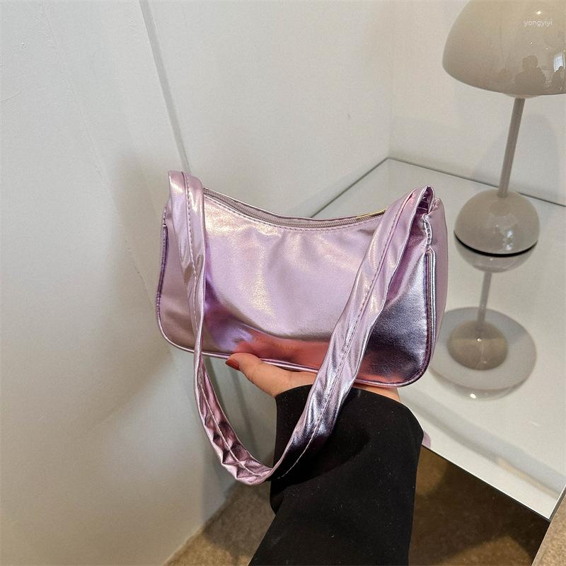 

Evening Bags Luxury Shoulder Underarm Bag For Women Y2K PU Leather Glitter Clutch Ladies Party Banquet Wedding Purses And Handbag, Gold