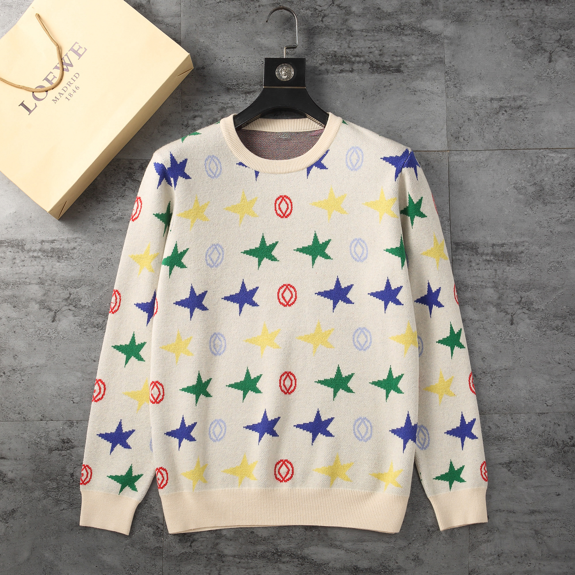 

2023 Male Designer GUI Sweater Pullover Men's Hoodie Long Sleeve Knit Sweater Plaid Embroidery Print Letters Men's Clothing Winter M - XXXL