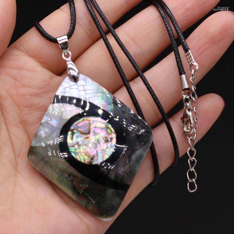 

Pendant Necklaces Natural Shell Necklace 45x60mm For DIY Jewelry Making Bracelet Gift Home Decoration