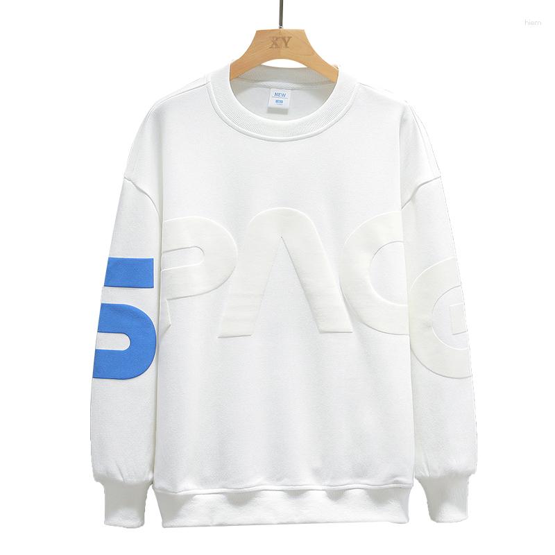 

Men's Hoodies For Men High Quality Round Neck Sweatshirt Pullover Harajuku Retro Unisex Streetwear Anime Clothes Spring Autumn Casual, Blue