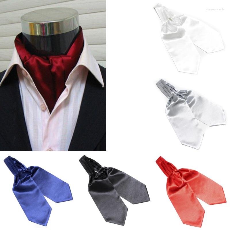 

Bow Ties HOOYI 2023 Solid Silk Men Korean Cravat Casual Neck For Man
