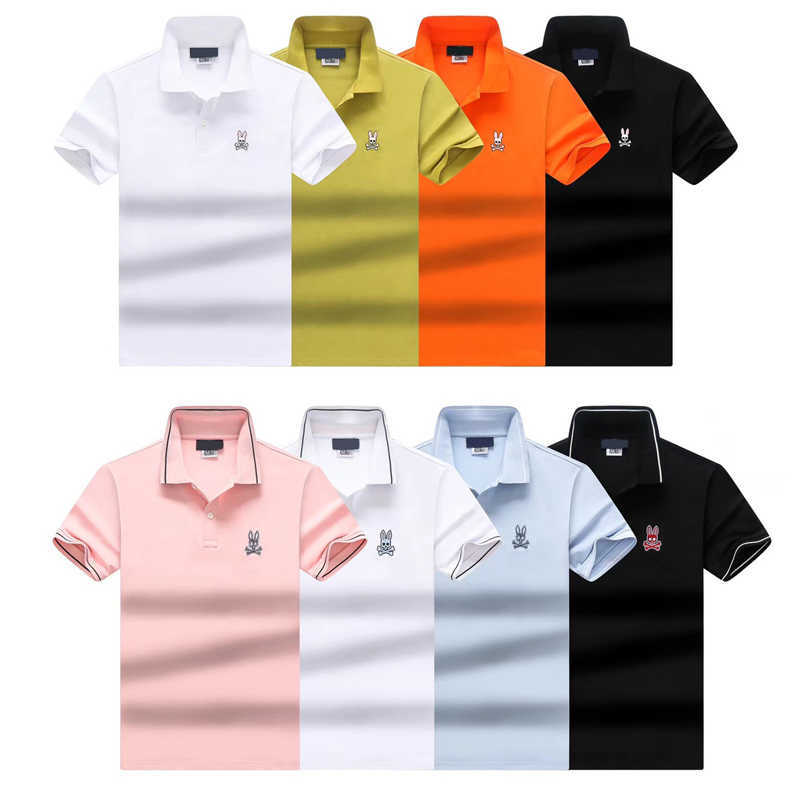

Psychos Polo Bunnys Shirt Mens Tshirt Women Short Sleeve Tees Loose Cotton T-Shirts Summer Fashion Casual Skull Rabbit Designer Street Wear, 22