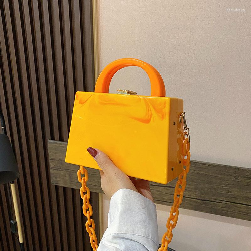 

Evening Bags Acrylic Chain Buckle Women Party Clutch Bag And Purse Fashion Small Crossbody Handbag Shoulder Designer Pouch, Blue