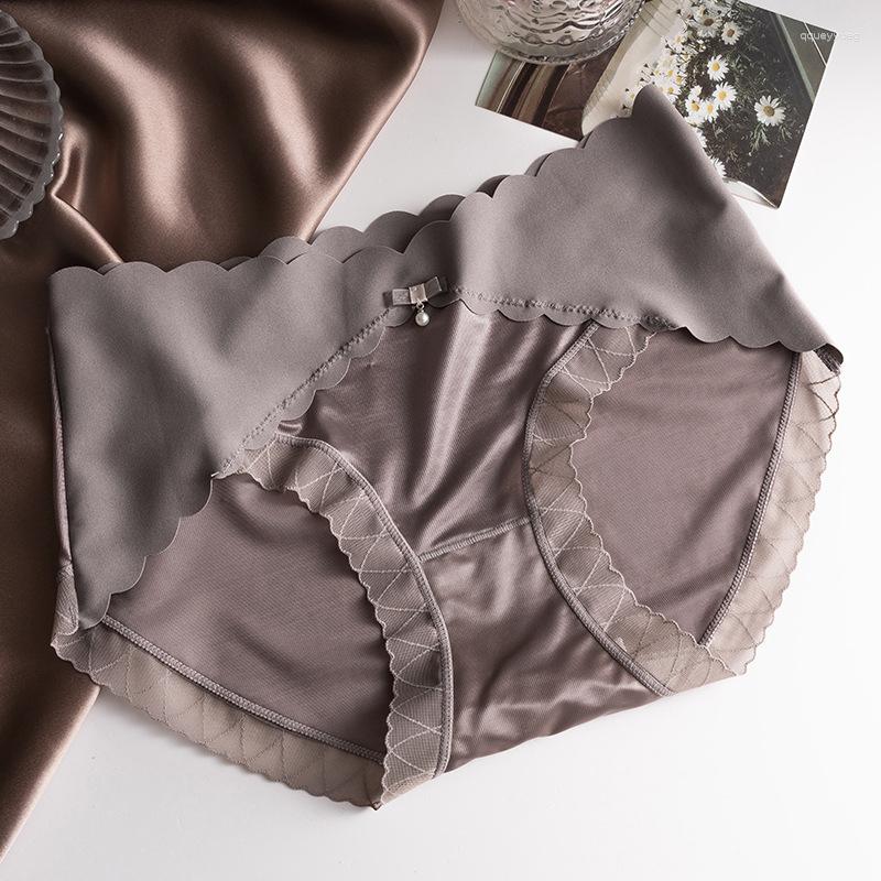 

Women's Panties Women's Underwear Sexy Solid Color Fashion Girl Comfort Briefs Mid-waist Seamless Underpants Female Lingerie, Skin