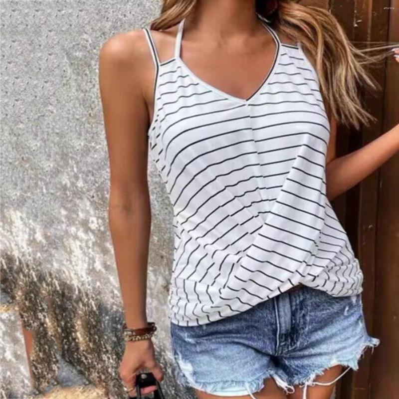 

Women's Tanks Summer Tank Tops Women's Dresses Casual Halter Loose Fitting Clothing Cut For Women Cotton Spandex Crop Top, White