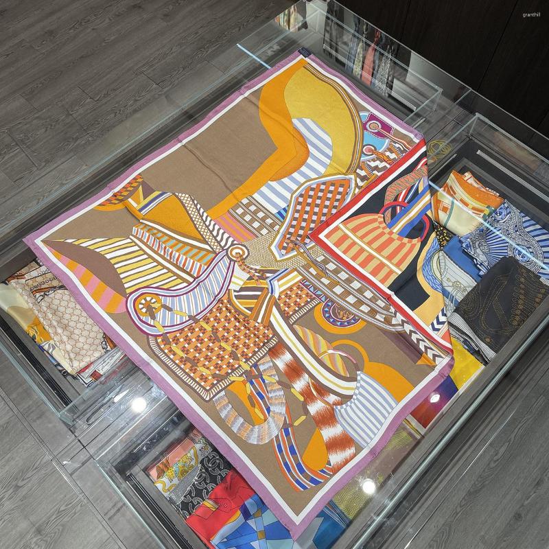 

Scarves Pure Mulberry Silk Scarf Shawls 88x88cm Square Hair Hijab Headbands For Women Tie Bandana Bag Handle