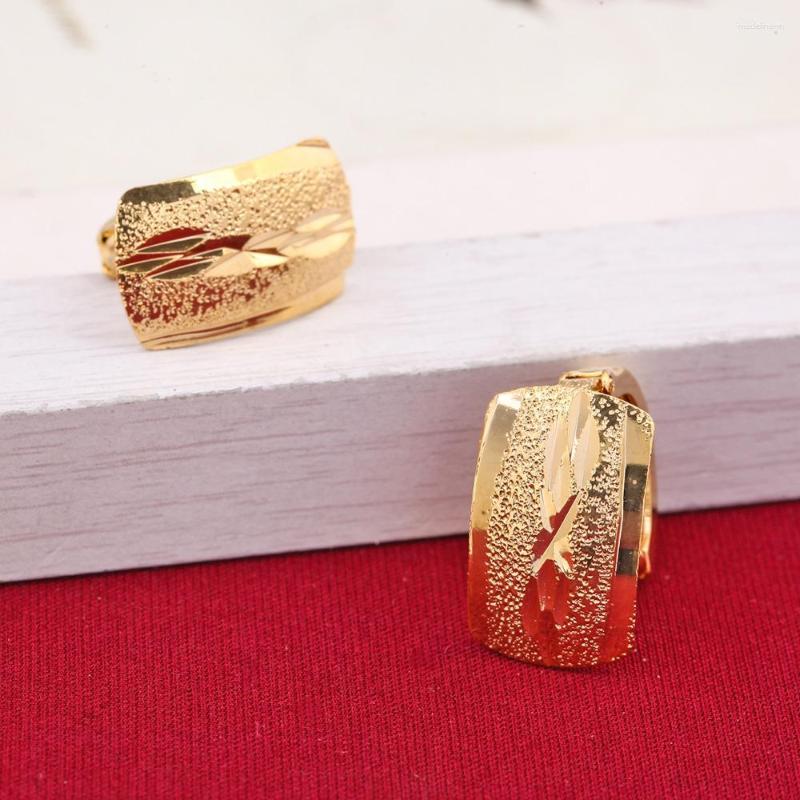 

Stud Earrings America Israel Canada Ethiopian Brand Designer Jewelry Earring Gold Color For Girls Women