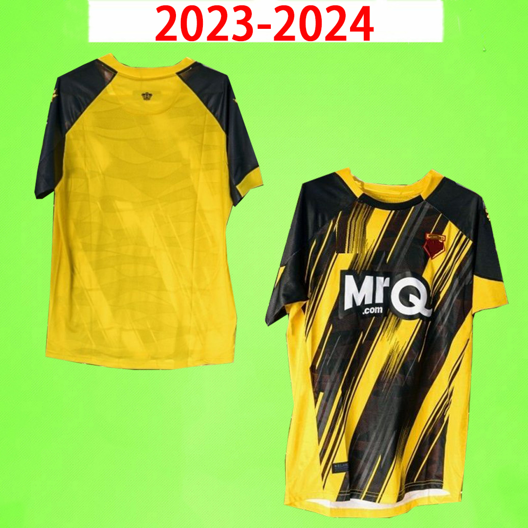 

2023 2024 WatfordS soccer jerseys home 23 24 Mens Kids Adult football shirts PEDRO SARR ARAUJO MARTINS LOUZA ASPRILLA SEMA KONE KAYEMBE KAMARA away third, 23/24 away