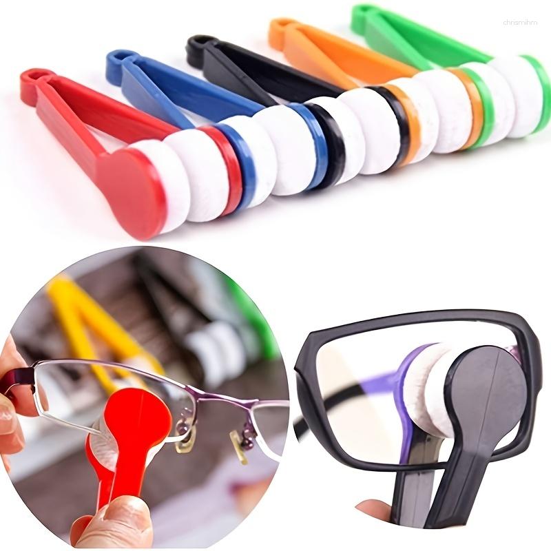 

Sunglasses 5pcs/set Men's Fashion Casual Mini Microfiber Glasses Cleaning Clips