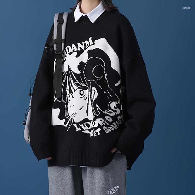 

Women's Sweaters Y2K Egirl Pullover Winter Grunge Sweater Female Goth Fashion Punk Kawaii Coat Women Clothes Harajuku EMO Aesthetic Alt, Black