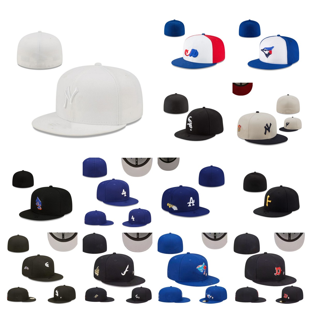 

Hot Fitted hats Snapbacks hat Adjustable baskball Caps All Team Logo flat Outdoor Sports Embroidery Cotton Closed Fisherman Beanies flex designer cap mixed order, 7 3/4