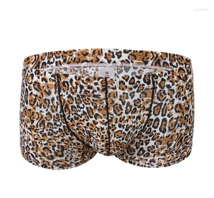 

Underpants Quality Men's Underwear Male Fashion Leopard &personality Geometry Active Printing Boxers Men Seamless Shorts, Same as photo