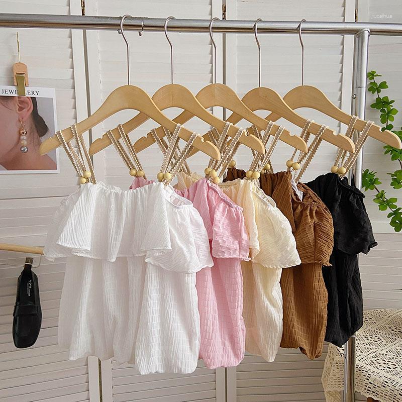 

Women's Tanks Tank Tops For Women Ruffles Spaghetti Strap Summer Ruched Sleeveless Almighty Sweet Camis Female Korean Fashion Dropship, Black