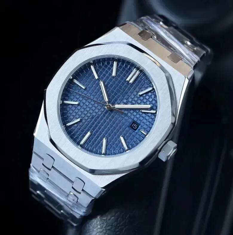 

Mens watch designer luxury Quartz automatic movement watches rose gold size 42MM 904L stainless steel strap waterproof sapphire Orologio.