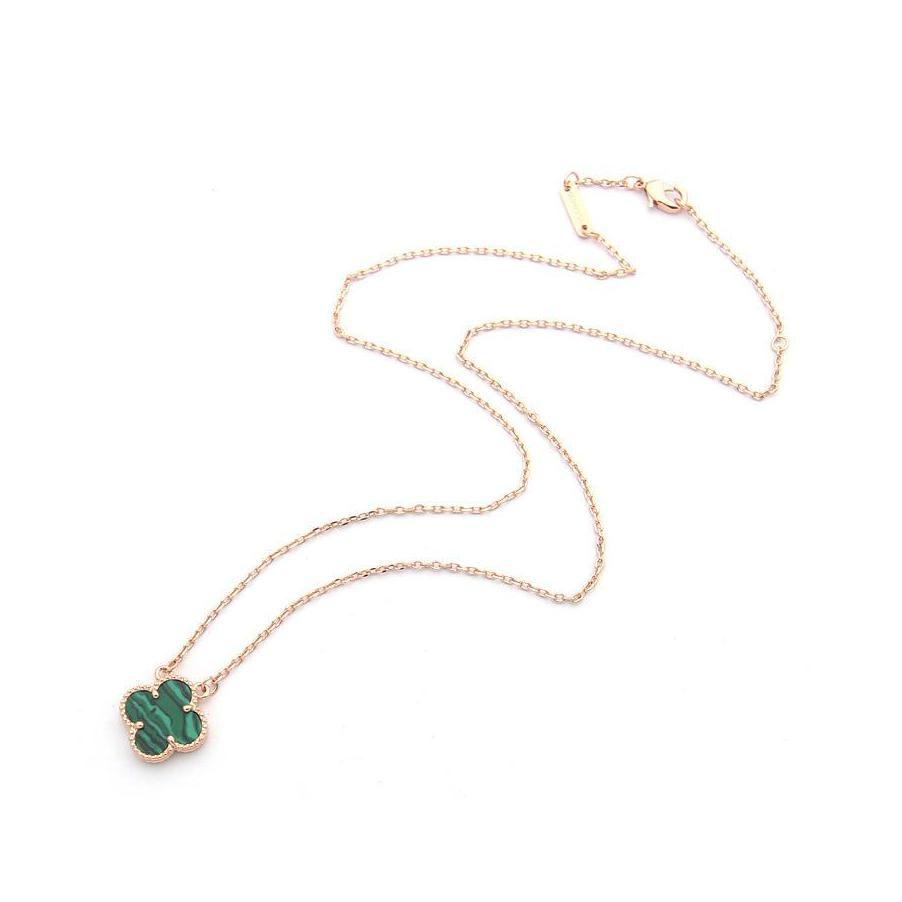 

Pendant Necklaces Womens Luxury Designer Necklace Fashion Flowers Fourleaf Clover Cleef 18K Gold Jewelry Drop Dhil5